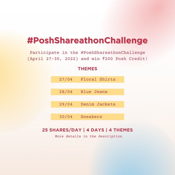 Other - Posh Shareathon Challenge 🥳